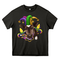 Asphalt mardi gras baby cow Heavy Core Tee - RanaPortraitStore