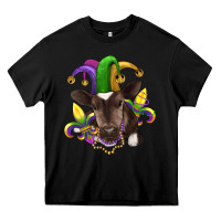 Black mardi gras baby cow Heavy Core Tee - RanaPortraitStore