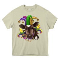 Mossy mardi gras baby cow Heavy Core Tee - RanaPortraitStore