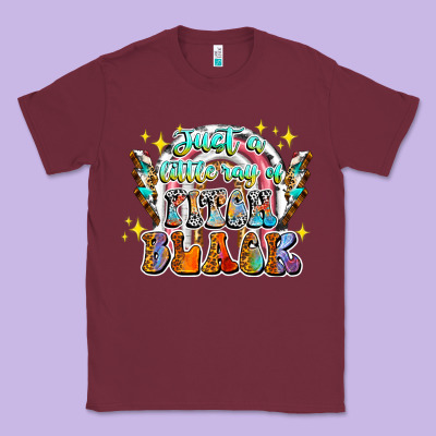 Just A Little Ray Of Pitch Black Classic Tee Designed By Cowhidedigitalart