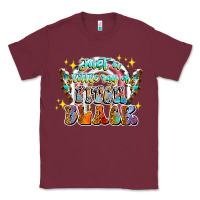 Burgundy just a little ray of pitch black Classic Tee - CowhideDigitalArt