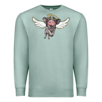 Seafoam angel baby pig Premium Sweatshirt - BarkalooDesign