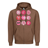 Chestnut new year 2024 Zipper Hoodie - MaliasSmallBusiness