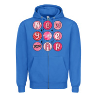 True Royal new year 2024 Zipper Hoodie - MaliasSmallBusiness