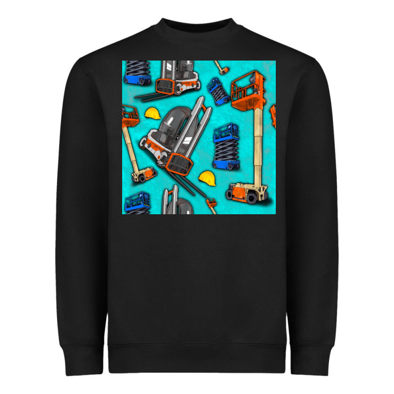 Construction Vehicles Heavyweight Sweatshirt by BundleAndBundleShop | Teevron
