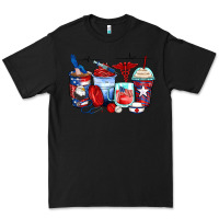 Black American nurse coffee cups Premium Tee - Zillion Design Studio