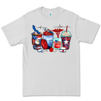Dove Grey American nurse coffee cups Premium Tee - Zillion Design Studio