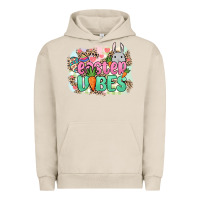 Pigment French Oak Easter vibes Easter Day Urban Hoodie - HowdyJamesFarm