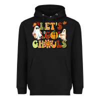 Black halloween lets go ghouls Heavyweight Hoodie - BarkalooDesign