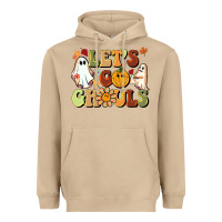 Mushroom halloween lets go ghouls Heavyweight Hoodie - BarkalooDesign