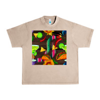 French Oak margarita and taco seamless pattern Urban Heavy Tee - BundleAndBundleShop