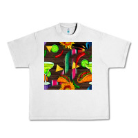 Lunar Rock margarita and taco seamless pattern Urban Heavy Tee - BundleAndBundleShop