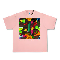 Salmon margarita and taco seamless pattern Urban Heavy Tee - BundleAndBundleShop