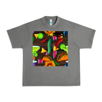 Tornado margarita and taco seamless pattern Urban Heavy Tee - BundleAndBundleShop