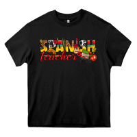 Black spanish teacher Heavy Core Tee - texasbilliewilder