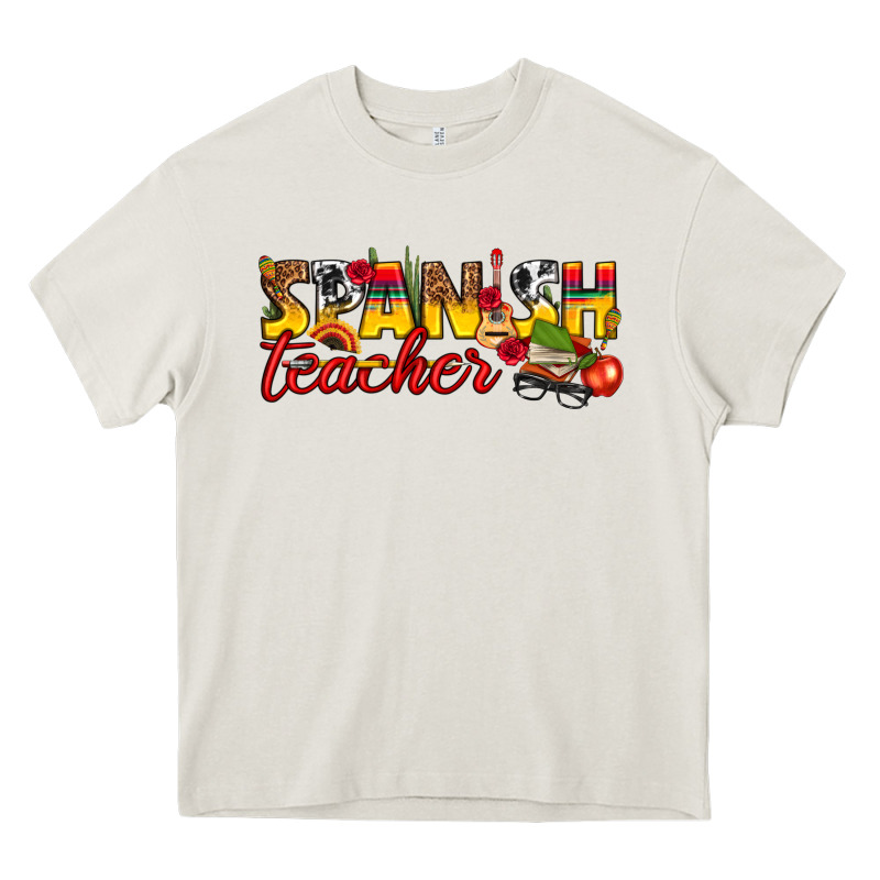 Spanish Teacher Heavy Core Tee by texasbilliewilder | Teevron