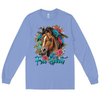 Free Spirit Quarter Horse Floral Long Sleeve Tee | Teevron
