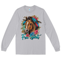 Moon Dust free spirit quarter horse floral Long Sleeve Tee - LillyAllenDesigns