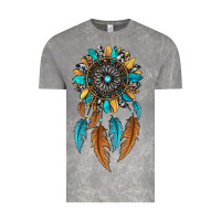 Cloud Rock dreamer catcher sunflower Vintage Tee - JahusDesignShop