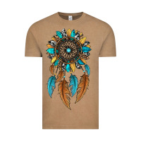 Vintage Coffee dreamer catcher sunflower Vintage Tee - JahusDesignShop