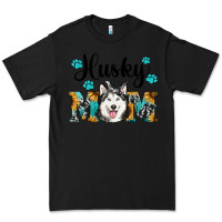 Black husky mom western Premium Tee - RanaPortraitStore