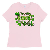 Bubblegum Pink Unpinchable Ladies Tee - RanaPortraitStore
