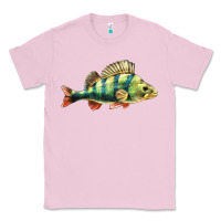 Bubblegum Pink Perch Fish Classic Tee - LillyAllenDesigns