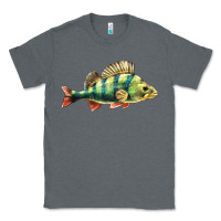Charcoal Heather Perch Fish Classic Tee - LillyAllenDesigns