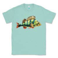 Seafoam Perch Fish Classic Tee - LillyAllenDesigns