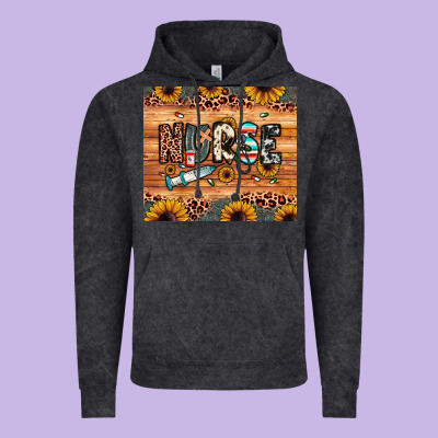 Nurse Vintage Hoodie Designed By Jahusdesignshop