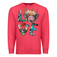Cardinal pig love Premium Sweatshirt - BarkalooDesign