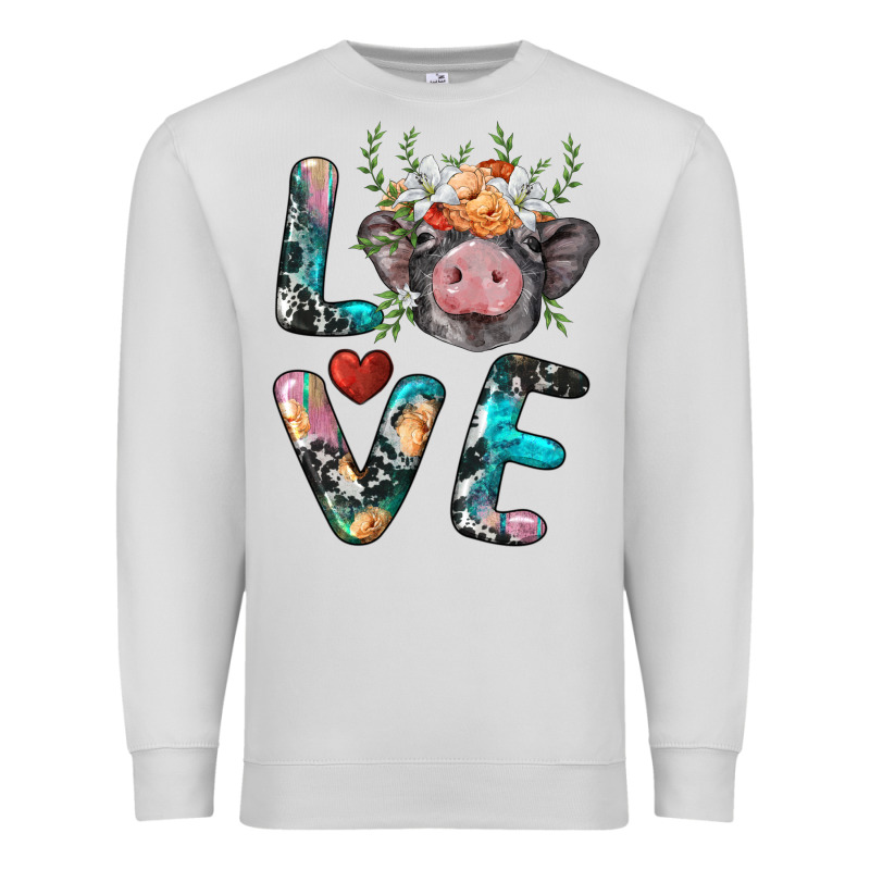 Pig Love Premium Sweatshirt by BarkalooDesign | Teevron