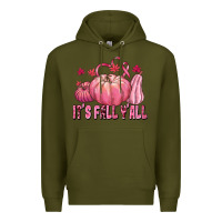 Army Green its fall yall Premium Hoodie - texasbilliewilder