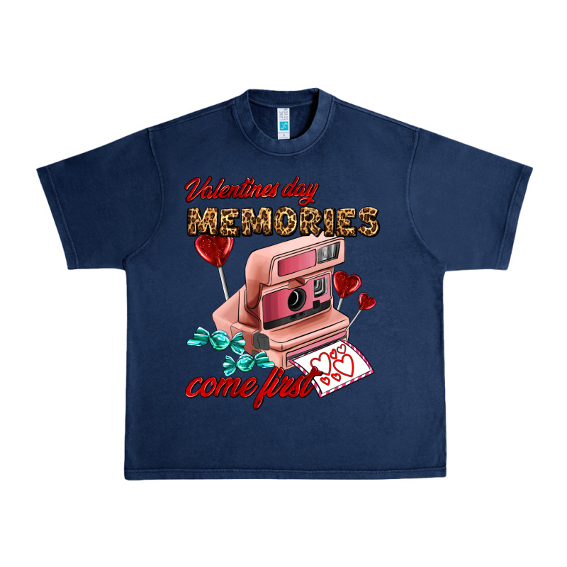 Valentines Day Memories Come First Urban Heavy Tee by AdoDesignShop | Teevron