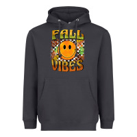 Smoke fall vibes smiley face Heavyweight Hoodie - BarkalooDesign
