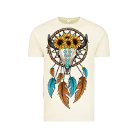 Vintage Arctic dreamer catcher bull skull Vintage Tee - JahusDesignShop