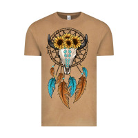 Vintage Camel dreamer catcher bull skull Vintage Tee - JahusDesignShop