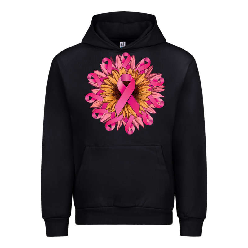Cancer Ribbon Sunflower Cancer Awareness Urban Hoodie by HowdyJamesFarm | Teevron