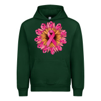Forest Green Cancer ribbon sunflower Cancer Awareness Urban Hoodie - HowdyJamesFarm