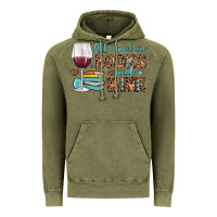 Vintage Olive all i need are books and wine Vintage Hoodie - JahusDesignShop
