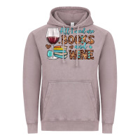 Vintage Zinc all i need are books and wine Vintage Hoodie - JahusDesignShop