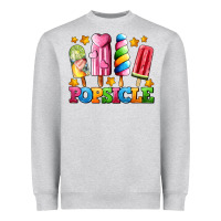 Heather Grey popsicle with stars Heavyweight Sweatshirt - AdoDesignShop