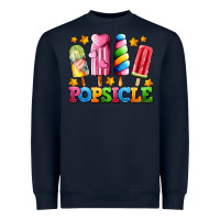 Navy popsicle with stars Heavyweight Sweatshirt - AdoDesignShop