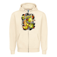 Sandshell vintage softball Zipper Hoodie - MaliasSmallBusiness