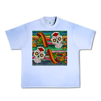 Grape Ice sugar skull seamless pattern Urban Heavy Tee - BundleAndBundleShop