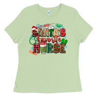 Matcha santa's favorite nurse Ladies Tee - Zillion Design Studio
