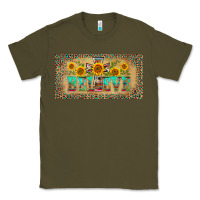 Army Green western believe leopard aztek license plate template Classic Tee - BarkalooDesign