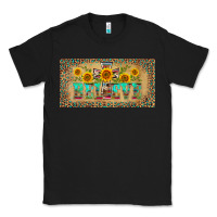 Black western believe leopard aztek license plate template Classic Tee - BarkalooDesign