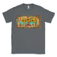 Charcoal Heather western believe leopard aztek license plate template Classic Tee - BarkalooDesign