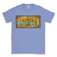 Colony Blue western believe leopard aztek license plate template Classic Tee - BarkalooDesign